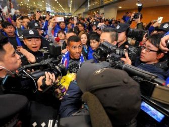 Tevez receives rapturous welcome as lucrative Shanghai stay starts