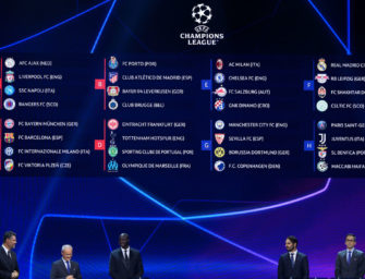 Champions League draw: Familiar faces, foes headline loaded groups